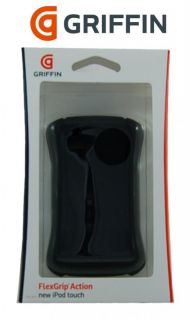  NEW Griffin Flex Grip Black Rubber Case for iPod Touch, 4th Generation