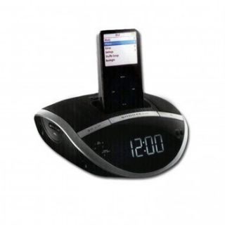 iPod iPhone Alarm Clock Radio Dock Docking Station New