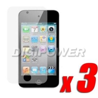 3X Clear Screen Protector Cover for iPod Touch 4 4G