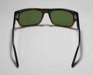 New Barton Perreira Watusi Brown Green Designer Hip Sunglasses Shades