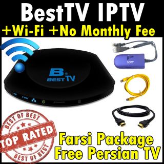 Besttv Farsi Persian Channel IPTV Mediabox Best TV WiFi Adapter No