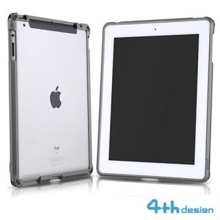 4THDESIGN Apple New iPad Tablet Aluminum Metal Case Bumper Titanium