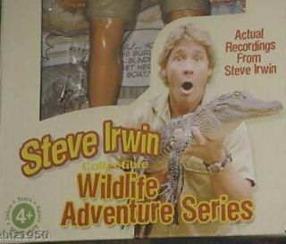 Steve Irwin Talking Action Figure Doll Wildlife Adventure Crocodile