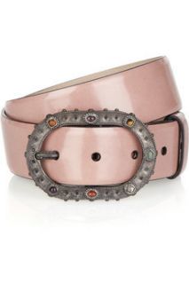 Valentino Dusty Pink Patent Leather Belt 95 38
