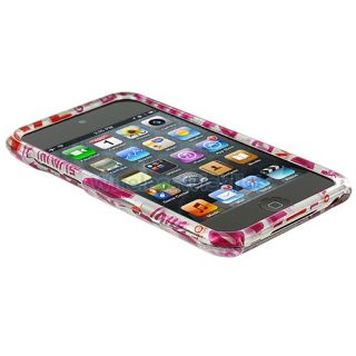Pink Love Case Cover Accessory for iPod Touch 4th Gen