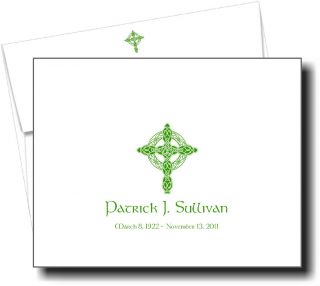  Thank You for Your Sympathy Note Cards Irish Celtic Cross