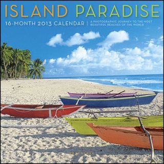 Island Paradise 2013 Mini Wall Calendar