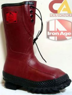 Iron Age 12 Metapro Insulated Rubber Boot Style 0980