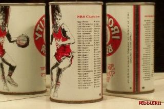Iron City Beer Can NBA Champion Pittsburgh PA SS 82YTO