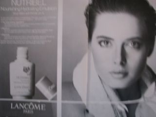 Young Isabella Rossellini clippings Lancome Ads RARE