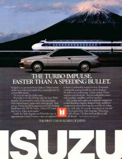  1986 Full Color Advertisement for Isuzu Turbo Impulse Auto