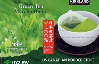 Ito En Kirkland Matcha Green Tea 100 Bags Free FASTSHIP