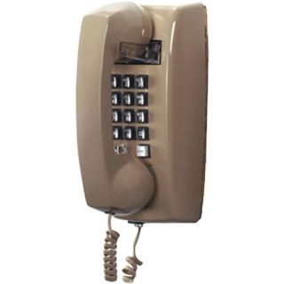 Cortelco ITT 2554 MD Traditional Wall Telephone Ash