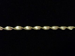 Italy 925 Sterling Silver Twisted Bracelet 7