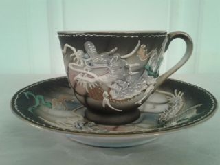 VINTAGE J.B. BETSONS HAND PAINTED DRAGONWARE CHINA DEMITASSE CUP