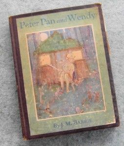 PETER PAN & WENDY by J.M. Barrie   c.1924 3rd Printing   Art by Mabel