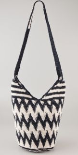 Stela 9 Zigzag Crochet Beach Bag
