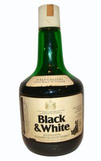 Black & White Buchannan Scotch Whiskey Magnum Old Edition 1.75 Liter