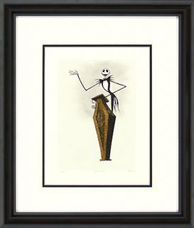 Nightmare Before Christmas Jack Skellington with Coffin Podium