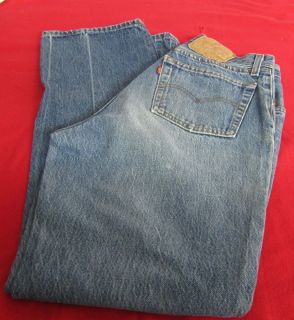 Pre Owned Mens Levis Straight Jeans Size 31x29 MMS 591