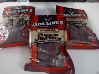 Jack Links Jacks Beef Jerky 3 Bags