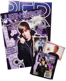 Justin Bieber Album Book Sticker Pack Birthday Party Favor Gift Game