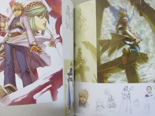 Minako Iwasaki Artworks Art Book w Poster Rune Factory YS Japan Game