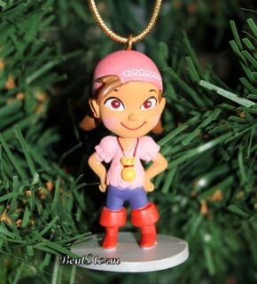 New Disney Izzy Girl Christmas Holiday Ornament PVC Jake and Neverland