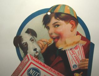 1930s Cracker Jack Bingo Boy Orig Store Display Sign EX Beautiful Cond