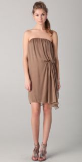 alice + olivia Twist Strapless Dress