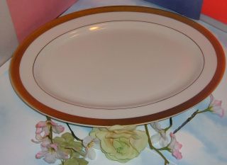   Jackson Fine China Oval Serving Platter Vogue Ceramic Industries USA