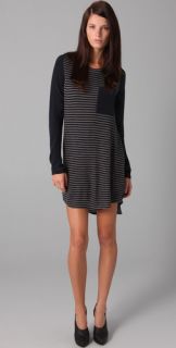 3.1 Phillip Lim Striped Dress with Silk Sleeves
