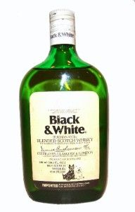 Black White Old Buchannan Scotch Whisky 500ml RARE