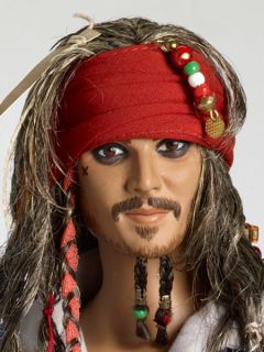 T12DYDD01 Captain Jack Sparrow Pirates of The Caribbean Tonner Doll