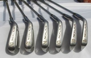 Set of Jack Nicklaus Professional The Bear Irons Right Handed Crank