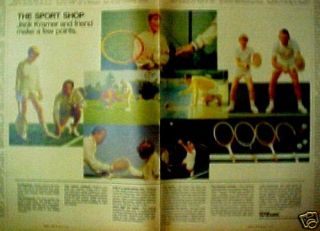 1970 Jack Kramer Wilson Tennis Rackets Sports Trade Ad