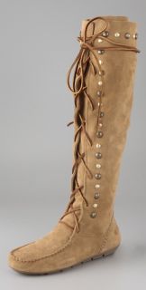 House of Harlow 1960 Morris Suede Moccasin Boots