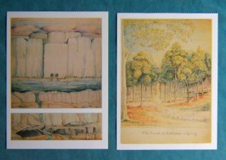 Tolkien The Forest of Lothlorien Moria Gate Postcards New 2