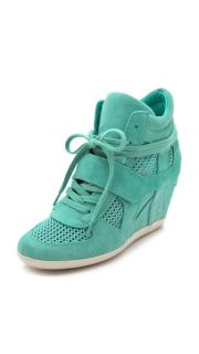 Ash Bowie Wedge Sneakers with Mesh Insets