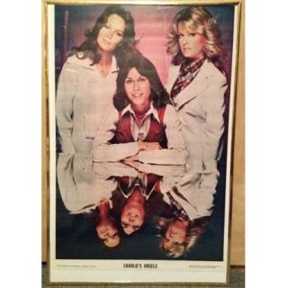  1976 Charlies Angels Poster   Farrah Fawcett, Jackson, Jaclyn Smith