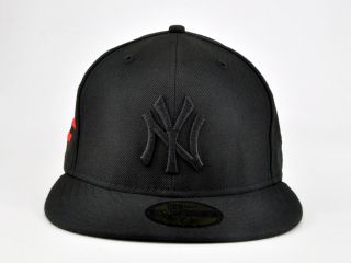 Jay Z New Era Yankee All Black Everything 59Fifty Fitted Cap
