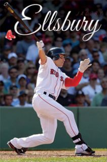 Jacoby Ellsbury Blast 2012 Boston Red Sox MLB Baseball Poster