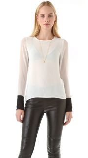 Sandra Weil Garbo Blouse with Slit