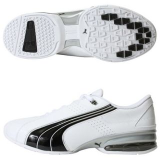 New Puma Mens Jago V 184177 05 White Black Running Shoes Size 9