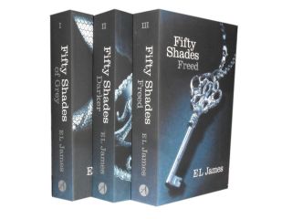 James Fifty 50 Shades of Grey Darker Freed Trilogy 3 Books Co E L