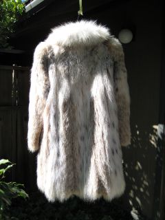 James Galanos natural Russian belly fur Lynx womens fur coat, $20,000