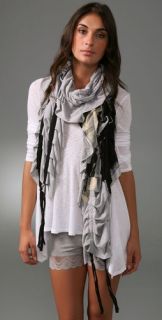 Juicy Couture Feather Graphic Scarf