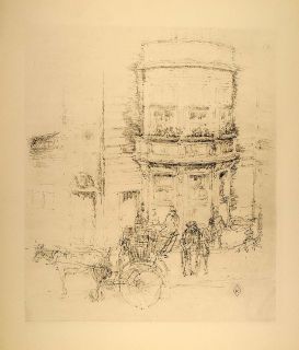 1914 James McNeill Whistler Gaiety Theatre Lithograph Original