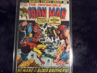 Invincible Ironman 55 1st App Thanos 1973 Bronze Key Avengers Movie