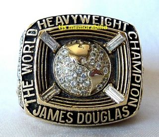CIRCA 1990 s JAMES BUSTER DOUGLAS HEAVY WEIGHT CHAMPIONSHIP RING BEAT